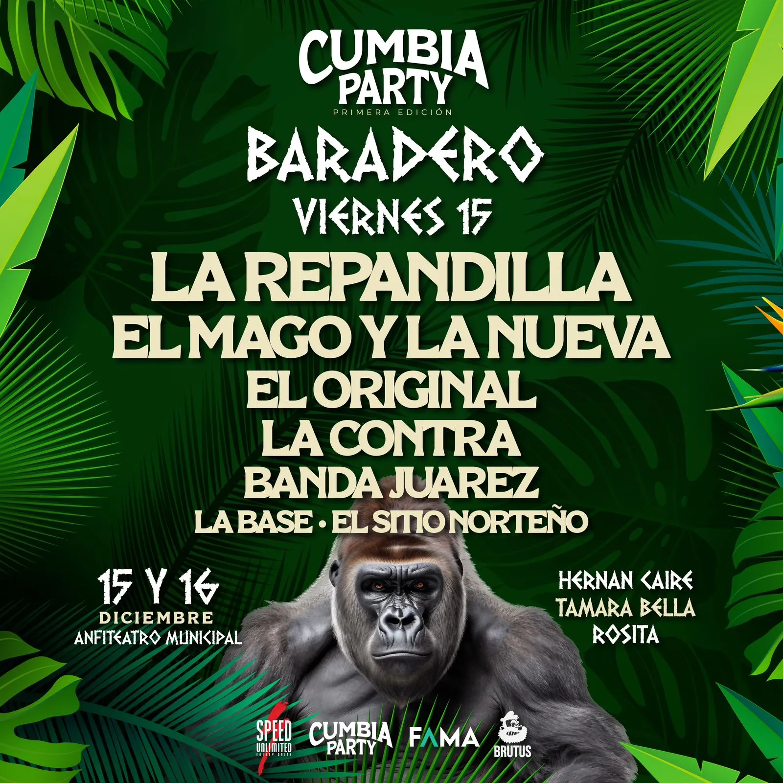 BARADERO CUMBIA PARTY - VIERNES 15