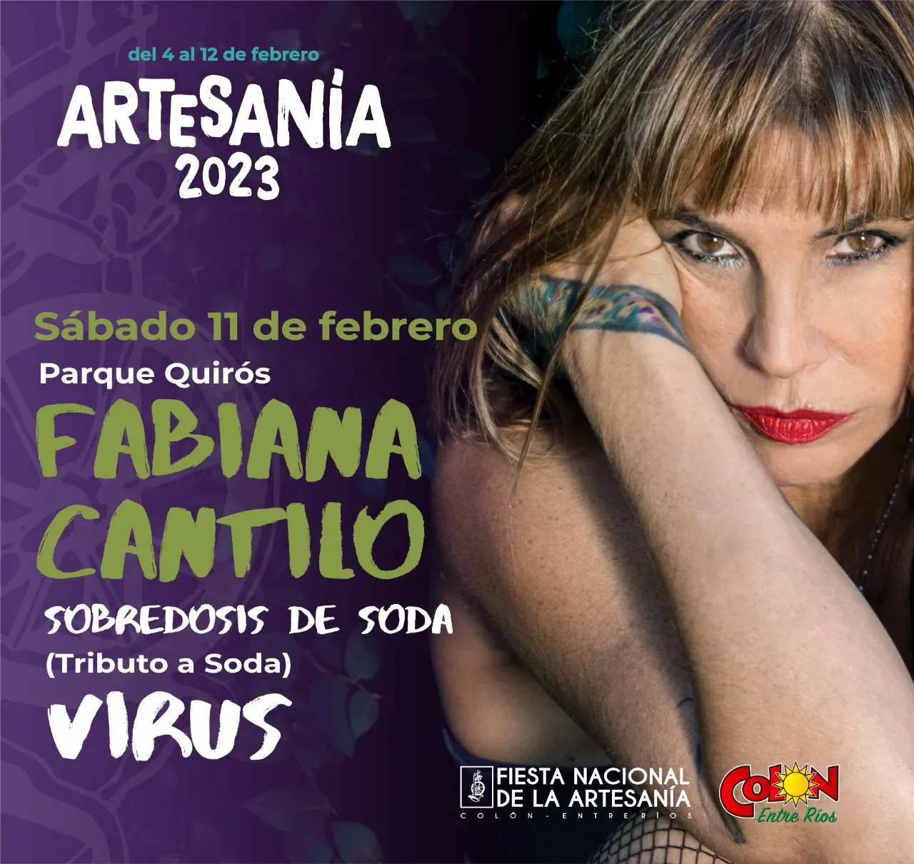 FABIANA CANTILO - VIRUS - VENTA SOLO EN EL PREDIO