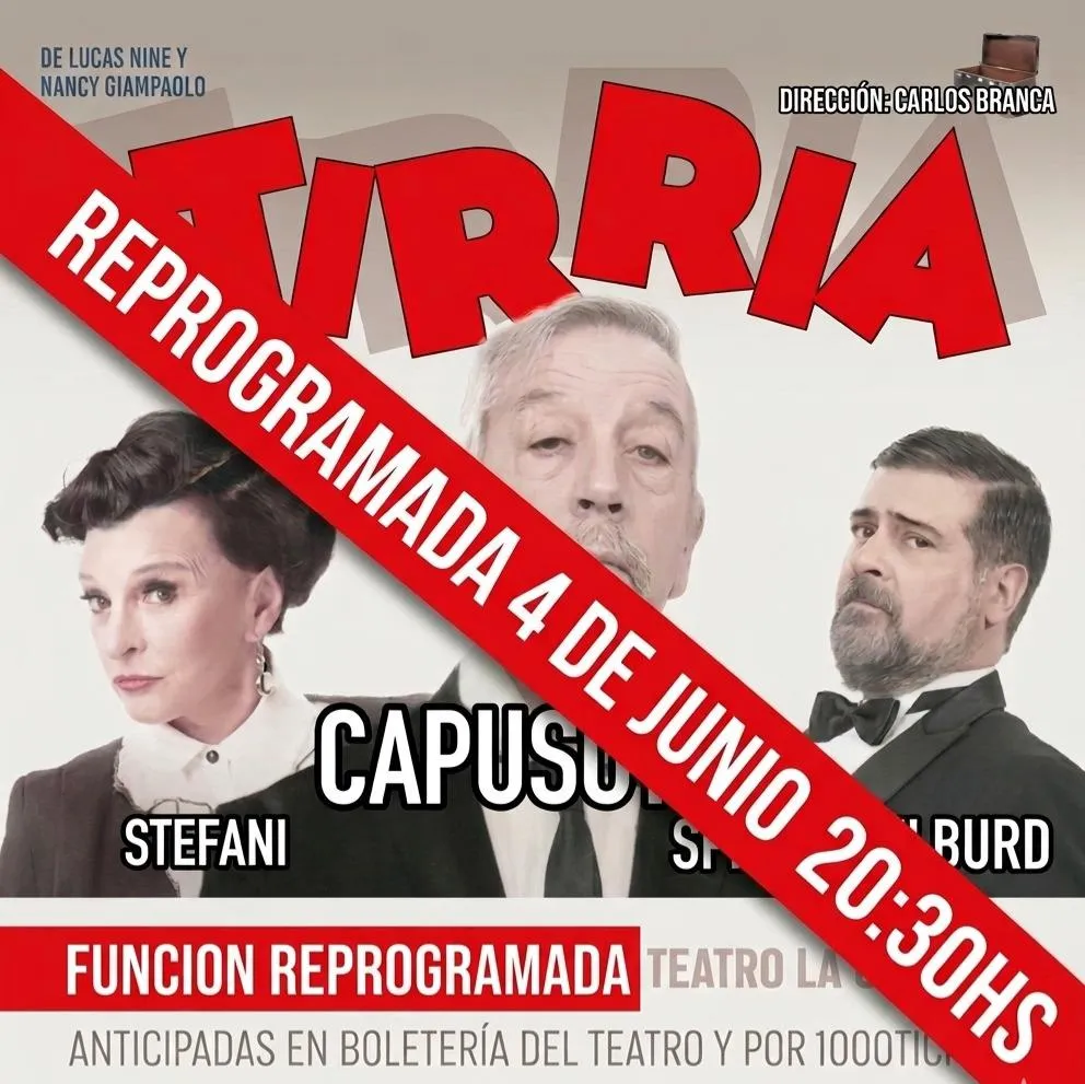 REPROGRAMA PARA EL 4 DE JUNIO 20:30HS