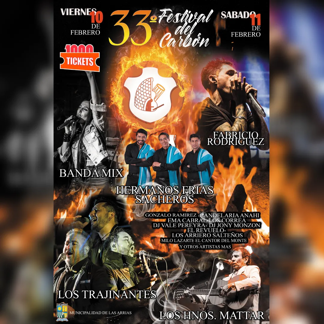FESTIVAL DEL CARBÓN - VENTA SOLO EN EL PREDIO